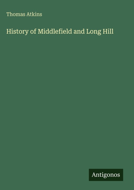 History of Middlefield and Long Hill