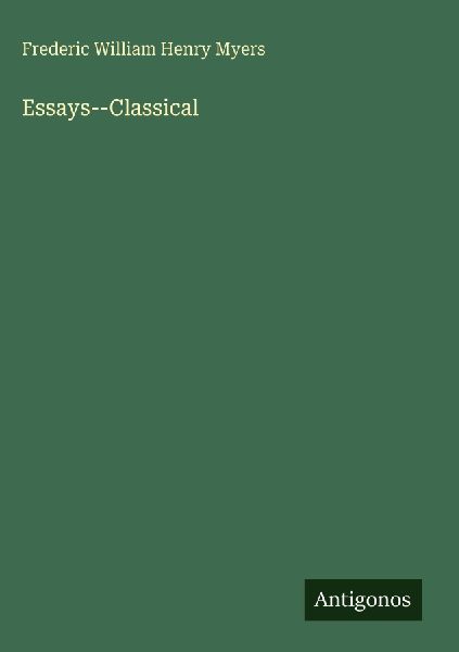 Essays--Classical
