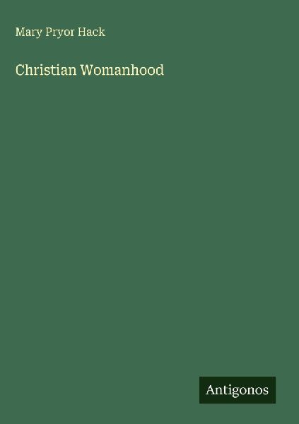 Christian Womanhood