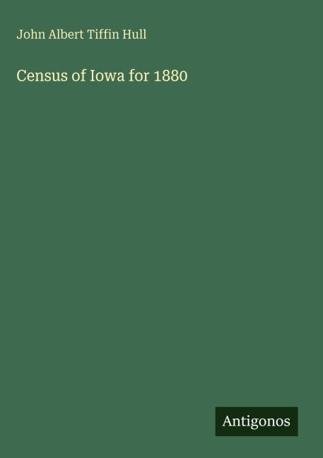 Census of Iowa for 1880