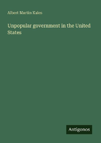 Unpopular government in the United States