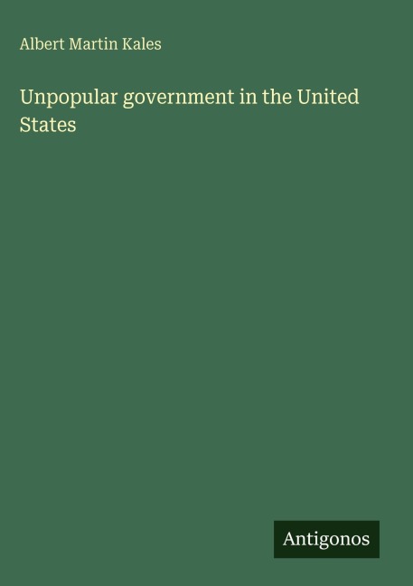 Unpopular government in the United States