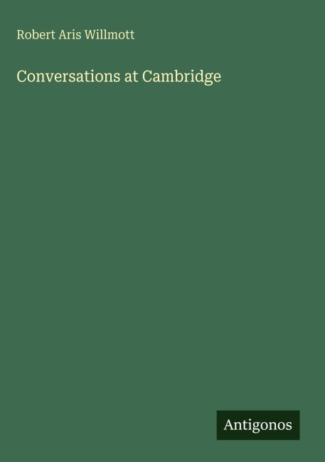 Conversations at Cambridge