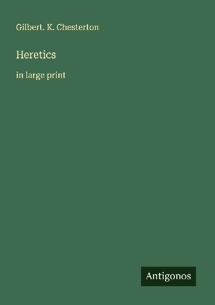 Heretics: in large print