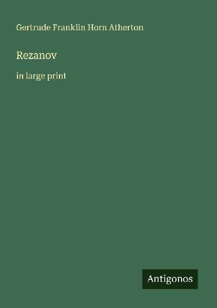 Rezanov: in large print