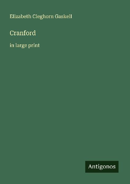Cranford: in large print