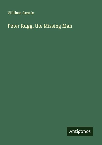 Peter Rugg, the Missing Man