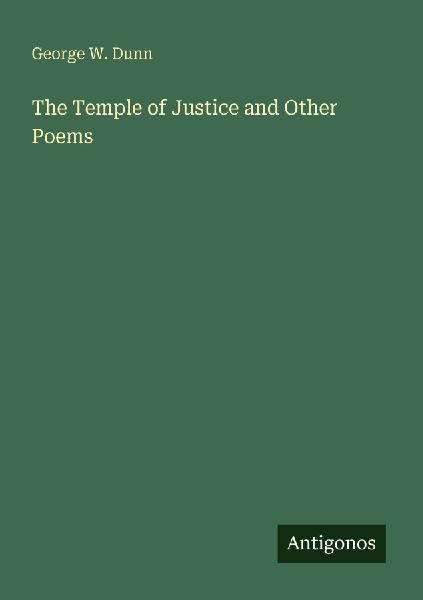The Temple of Justice and Other Poems