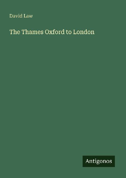The Thames Oxford to London