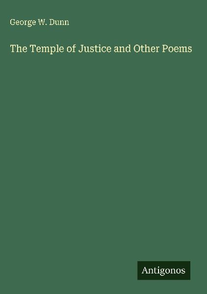 The Temple of Justice and Other Poems