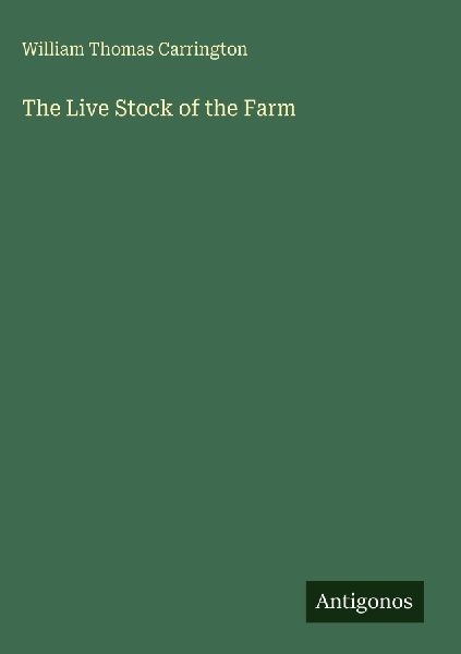 The Live Stock of the Farm