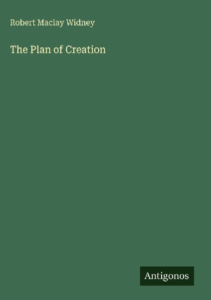 The Plan of Creation