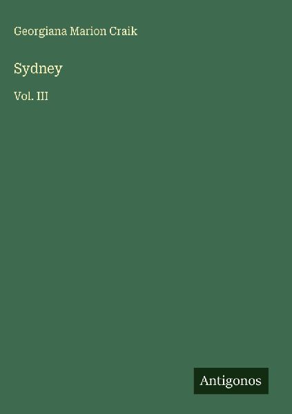 Sydney: Vol. III