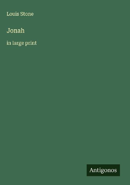 Jonah: in large print