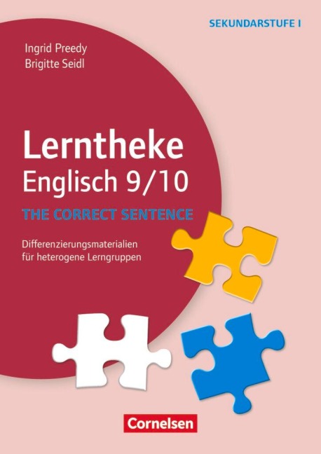 Lerntheke - Englisch:The correct sentence: 9/10: Differenzierungsmaterialien für heterogene Lerngruppen. Kopiervorlagen
