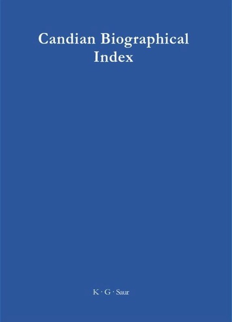 Canadian Biographical Index