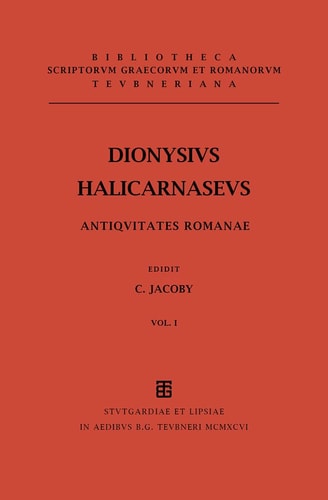 Antiquitatum Romanarum Quae Supersunt Libri I-III