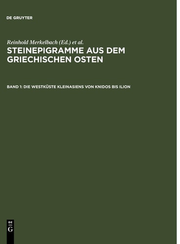 Die Westküste Kleinasiens Von Knidos Bis Ilion
