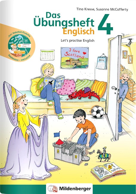 Das Übungsheft Englisch 4: Let's practise English "Jicki Vokabel-Dusche 4"