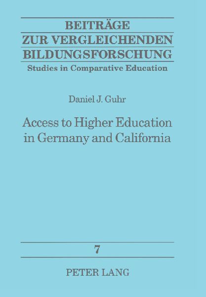 Access to Higher Education in Germany and California