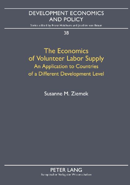 The Economics of Volunteer Labor Supply: An Application to Countries of a Different Development Level