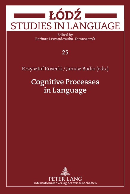 Cognitive Processes in Language