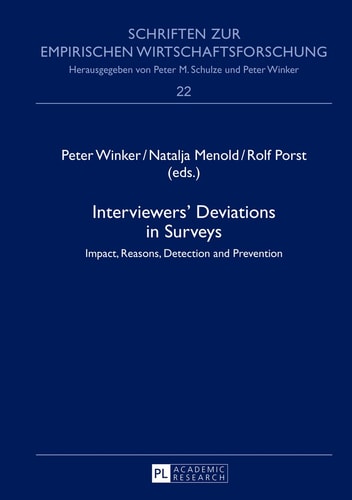 Interviewers' Deviations in Surveys Impact, Reasons, Detection and Prevention