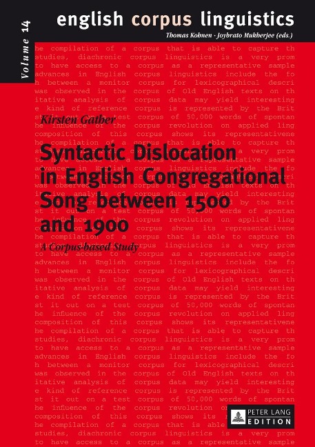 Syntactic Dislocation in English Congregational Song between 1500 and 1900: A Corpus-based Study