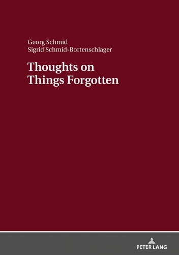 Thoughts on Things Forgotten Recharging the Collective Memory Banks