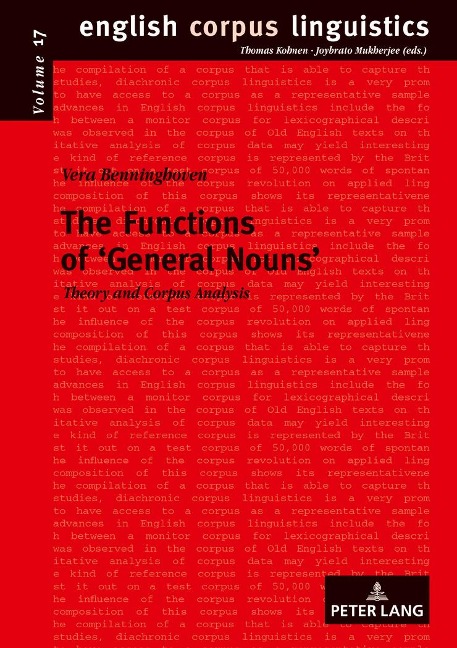 The Functions of ¿General Nouns¿: Theory and Corpus Analysis