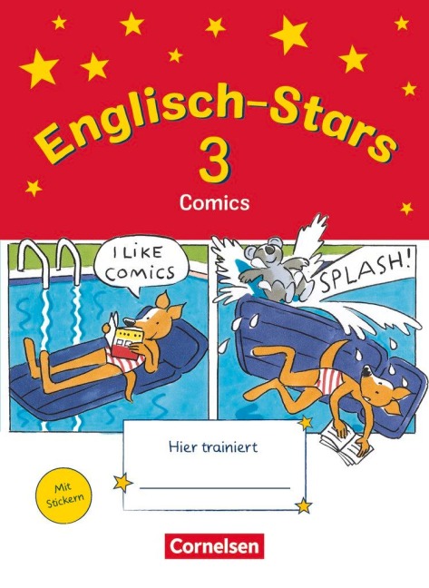 Englisch-Stars 3. Schuljahr. Comics: Übungsheft. Mit Lösungen