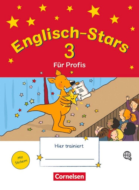 Englisch-Stars 3. Schuljahr - Allgemeine Ausgabe - Übungsheft für Profis: Mit Lösungen im Übungsheft und Audiotracks als Download