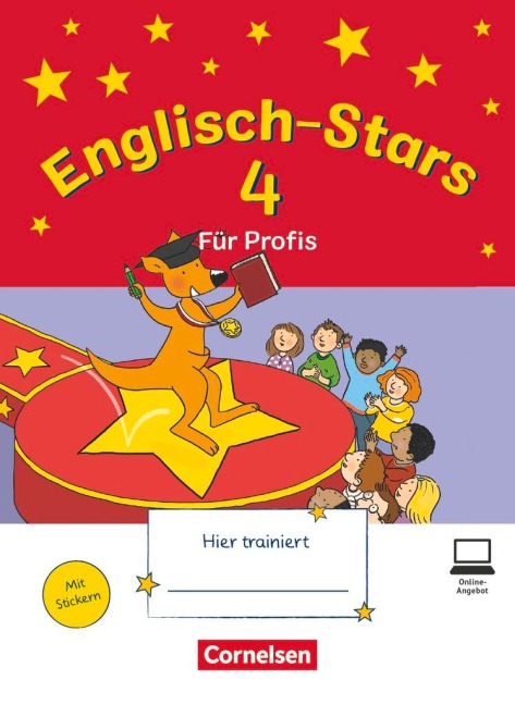 Englisch-Stars 4. Schuljahr - Übungsheft für Profis: Übungsheft für Profis - Mit Lösungen im Übungsheft und Audiotracks als Download