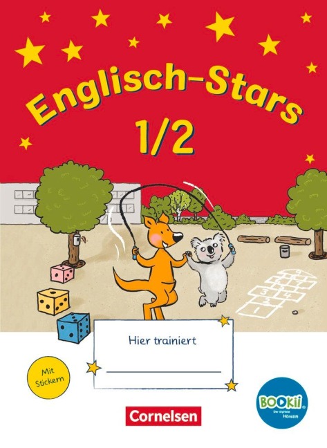 Englisch-Stars - BOOKii-Ausgabe / 1./2. Schuljahr - Übungsheft: Mit Lösungen