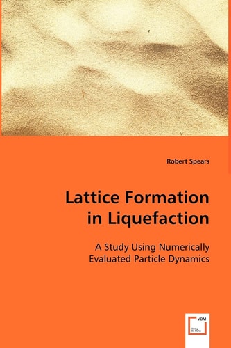 Lattice Formation in Liquefaction: A Study Using Numerically Evaluated Particle Dynamics