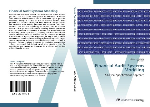 Financial Audit Systems Modeling: A Formal Specifications Approach
