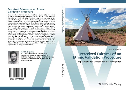 Perceived Fairness of an Ethnic Validation Procedure: Implications for Lumbee Federal Recognition