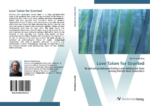 Love Taken for Granted: Relationships between Fathers and Adolescent Sons among Pakeha New Zealanders