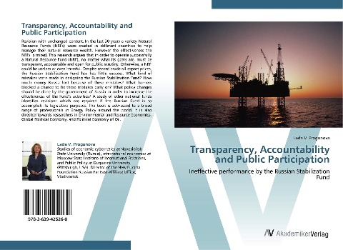 Transparency, Accountability and Public Participation: Ineffective performance by the Russian Stabilization Fund