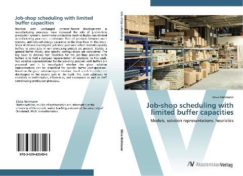 Job-shop scheduling with limited buffer capacities: Models, solution representations, heuristics