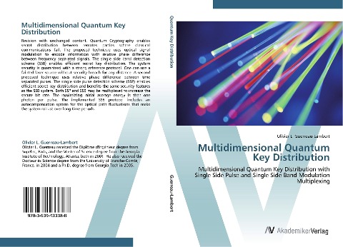 Multidimensional Quantum Key Distribution: Multidimensional Quantum Key Distribution with Single Side Pulse and Single Side Band Modulation Multiplexing