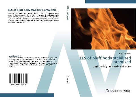 LES of bluff body stabilized premixed: and partially premixed combustion