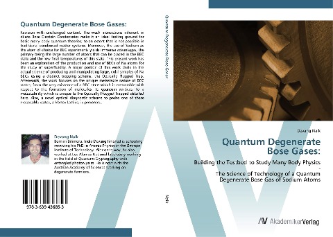 Quantum Degenerate  Bose Gases:: Building the Testbed to Study Many Body Physics  -  The Science of Technology of a Quantum Degenerate Bose Gas of Sodium Atoms