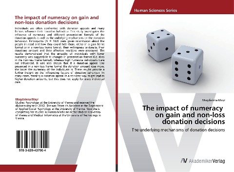 The impact of numeracy   on gain and non-loss donation decisions: The underlying mechanisms of donation decisions