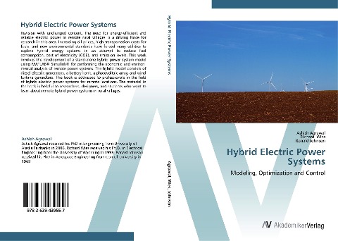Hybrid Electric Power Systems: Modeling, Optimization and Control