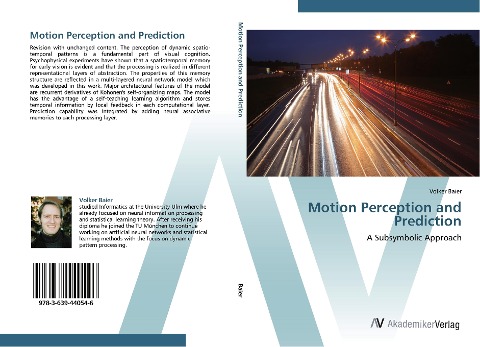Motion Perception and Prediction: A Subsymbolic Approach
