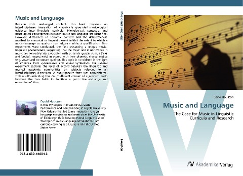 Music and Language: The Case for Music in Linguistic  Curricula and Research