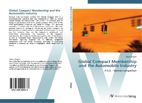 Global Compact Membership and the Automobile Industry: A U.S. - German comparison