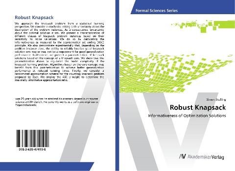 Robust Knapsack: Informativeness of Optimization Solutions