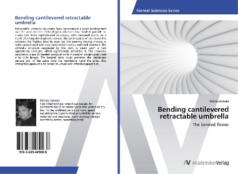 Bending cantilevered retractable umbrella: The bended flower
